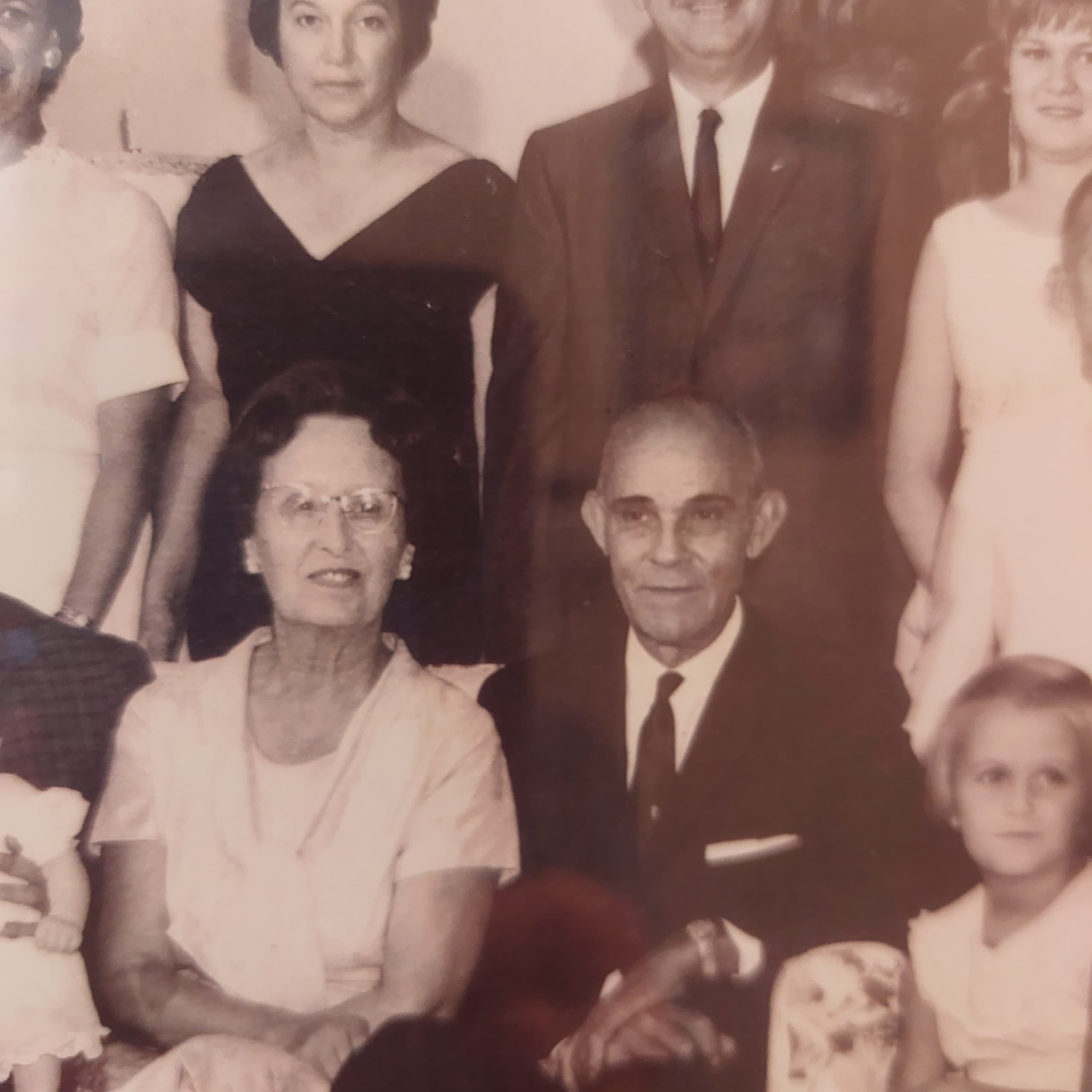 A vintage portrait of the Fields family