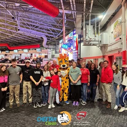 The Cheetah Clean team at a community outing