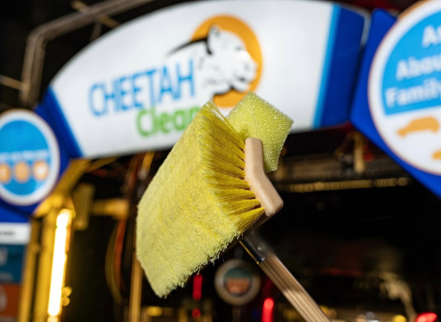 The Beast Brush™ treatment system on the tunnel line at a Cheetah Clean Auto Wash