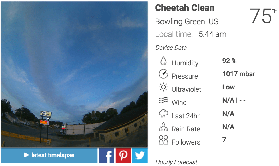 Cheetah Clean Skycams Are LIVE
