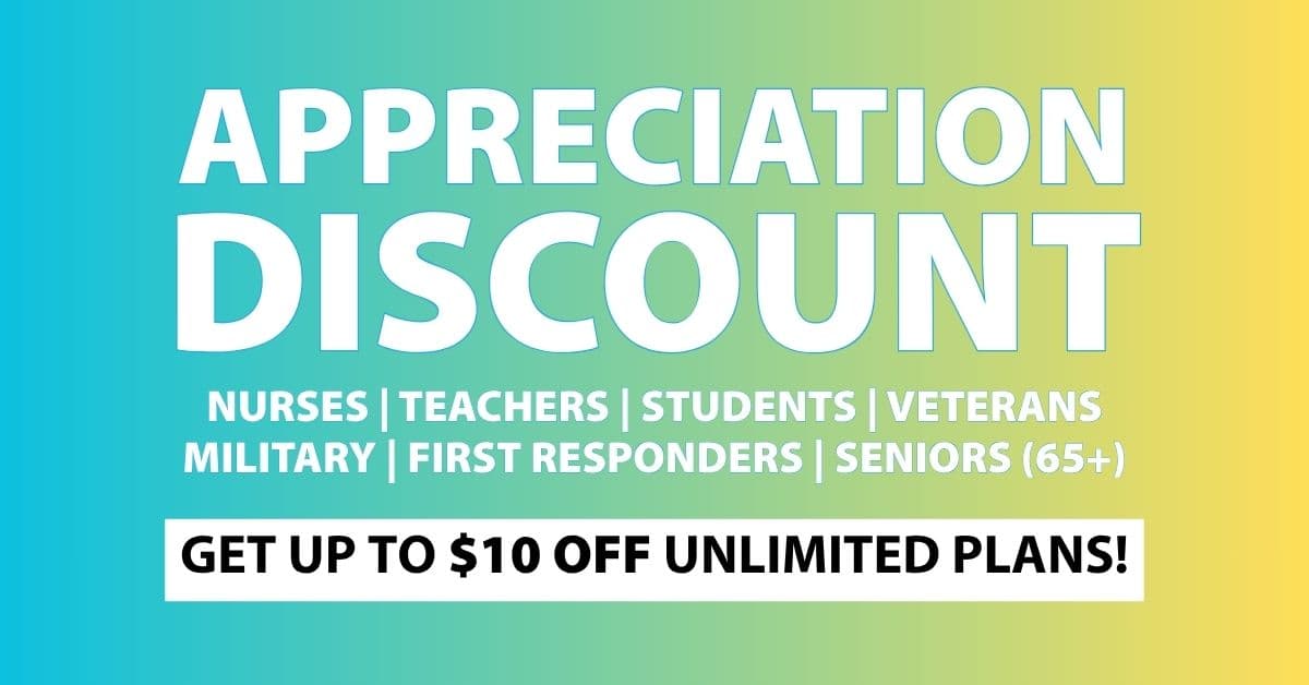 Cheetah Clean Appreciation Discount — up to $10 off unlimited plans